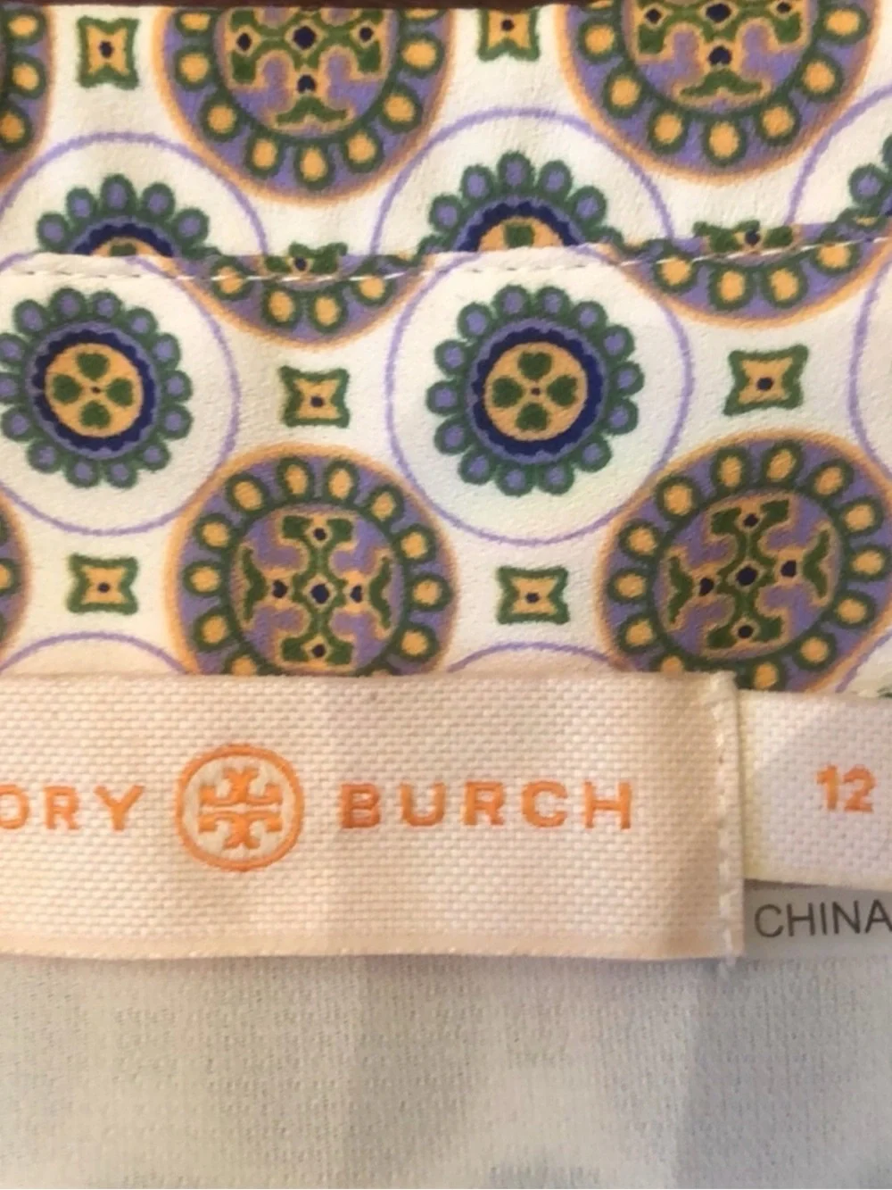 Tory Burch Cora Crepe de Chine Mini Shirt Dress